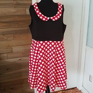 Disney 2XL Minnie Mouse Dress Costume Sleeveless